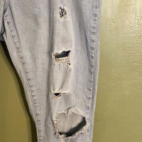 Levi's 720 Womens High Rise Super Skinny Jeans Plus Size 22W Distressed Denim - Picture 4 of 9